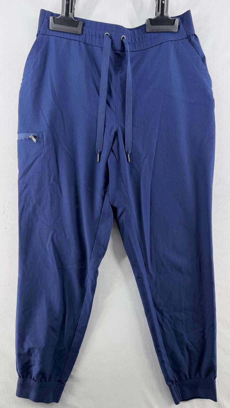 1461 Healing Hands Jogger Scrub Pants Womens Size L Navy Blue